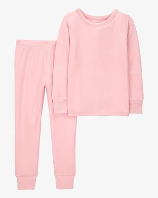 Product image 1 of Toddler Solid PurelySoft 2-Piece Pajamas - Pink