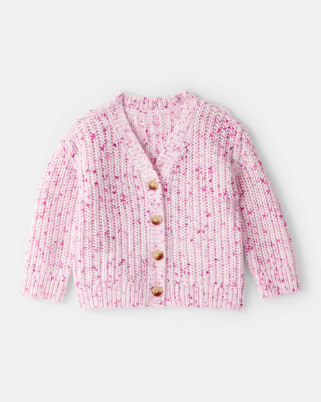 Baby Girl Cardigan Sweater - Pink
