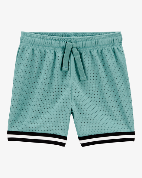 Toddler Fan-Favorite Basketball Mesh Short - Teal