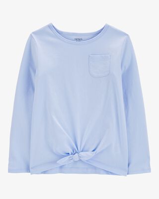 Product image 1 of Kid Tie-Front Jersey Tee