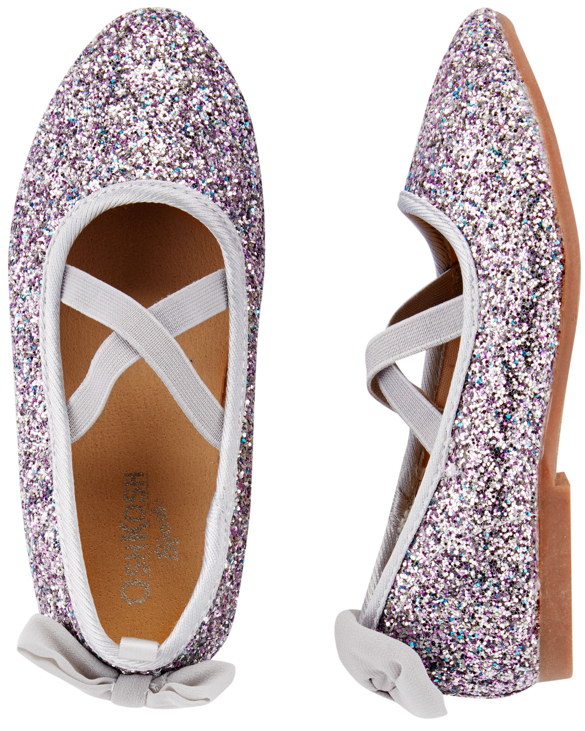 New Oshkosh Sparkle Multiple Colors Flats shoes girls toddler and kid 7,12