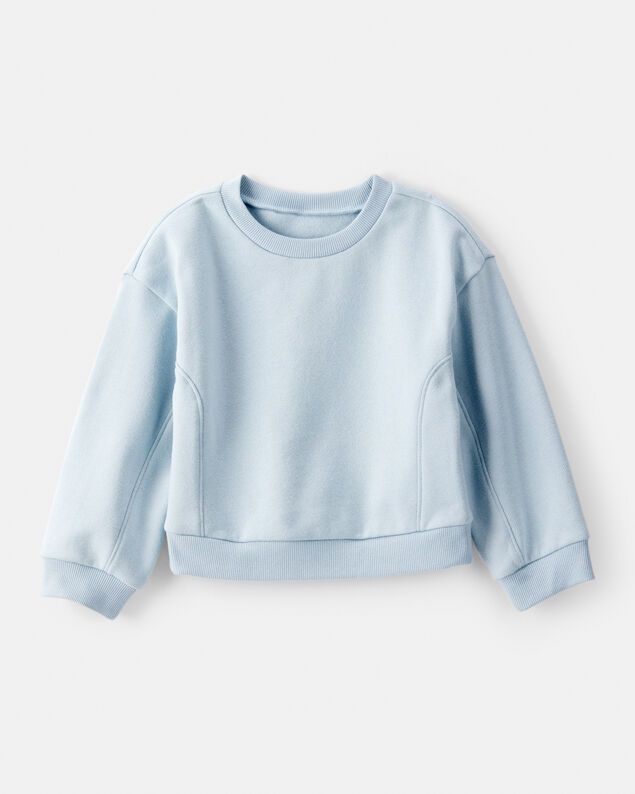 Product image 1 of Toddler Girl Long-Sleeve Pullover Sweatshirt - Blue