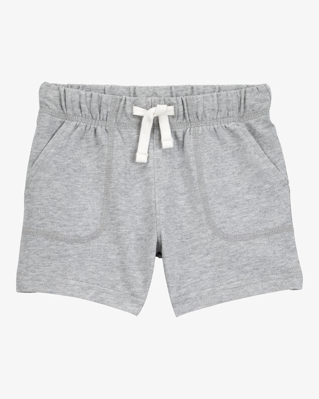 Product image 1 of Baby Boy Pull-On French Terry Shorts - Grey