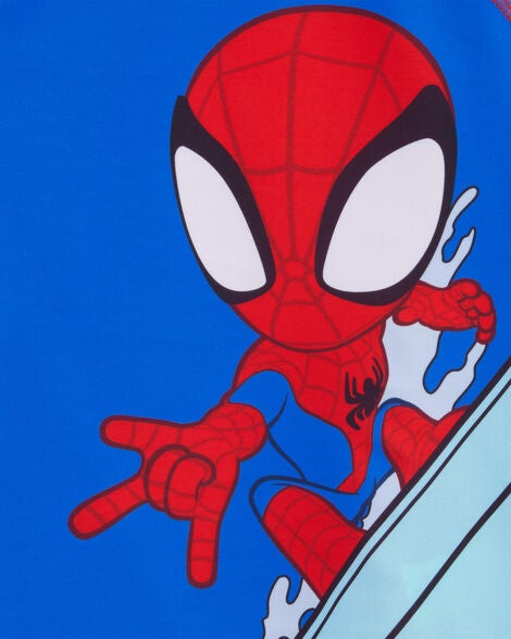  Product image 3 of Toddler 2-Piece Spider-Man Rashguard & Swim Trunk Set