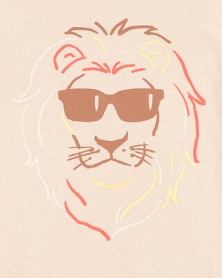 Product image 2 of Toddler Lion Short-Sleeve Graphic Tee - Brown