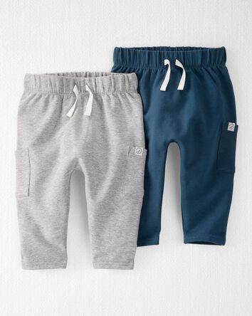 Baby 2-Pack Organic Cotton Terry Pants