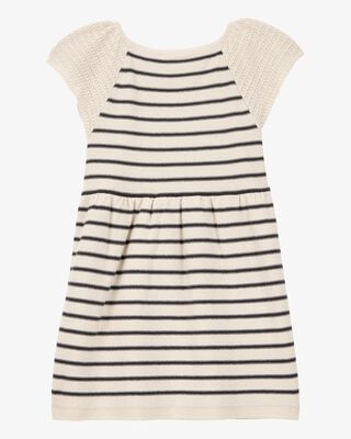 Product image 2 of Toddler Striped Sweater Dress-Cream