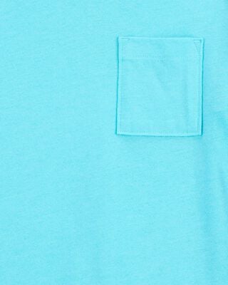 Product image 2 of Kid Solid Short-Sleeve Tee - Blue
