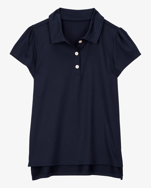 Product image 1 of Kid Active Uniform Polo Shirt in Moisture Wicking BeCool™ Fabric - Navy