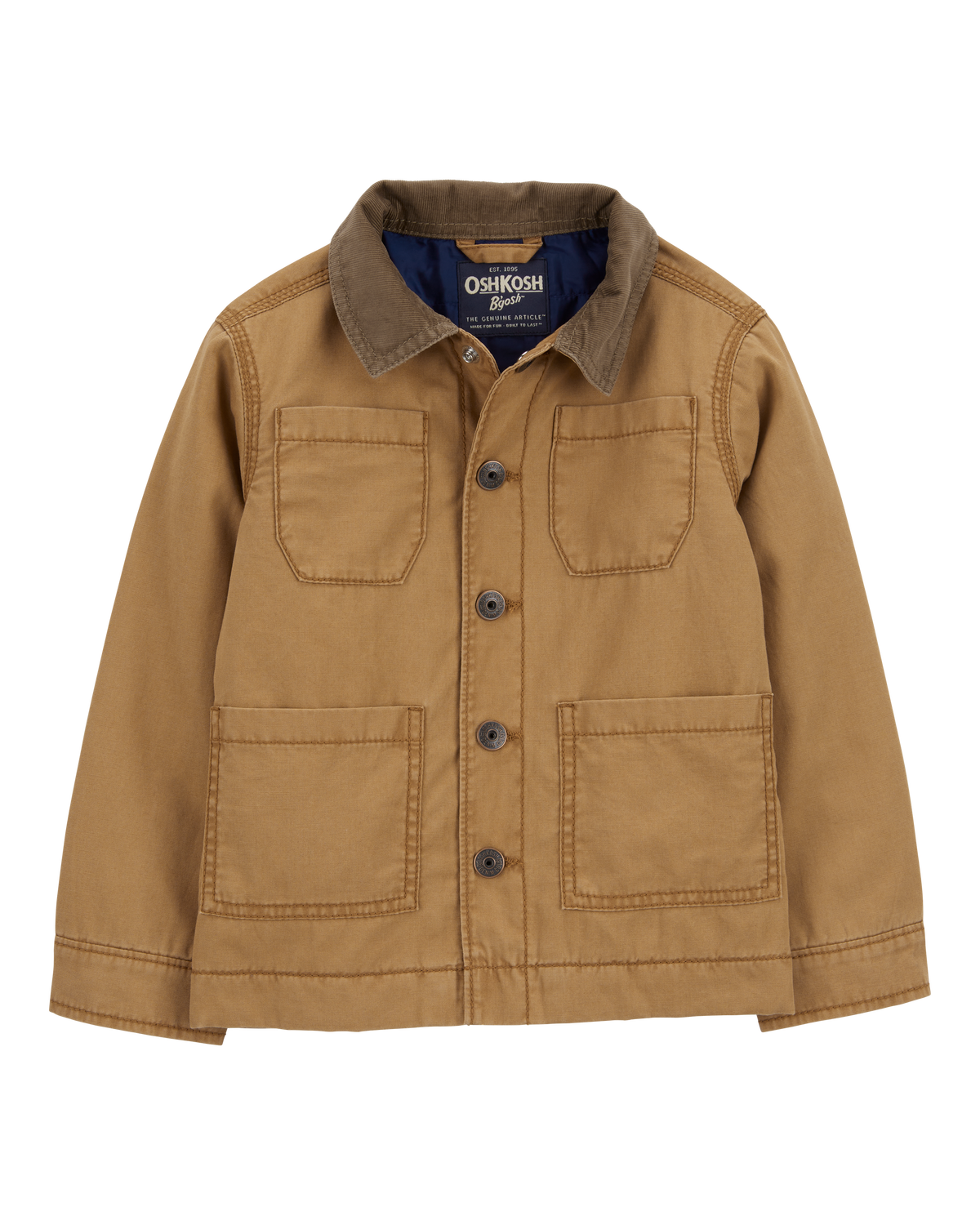 Toddler Button-Front Barn Jacket - OshKosh | Carter's
