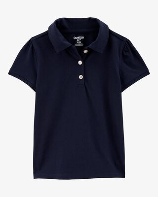 Product image 1 of Toddler Pique Uniform Polo Shirt - Navy