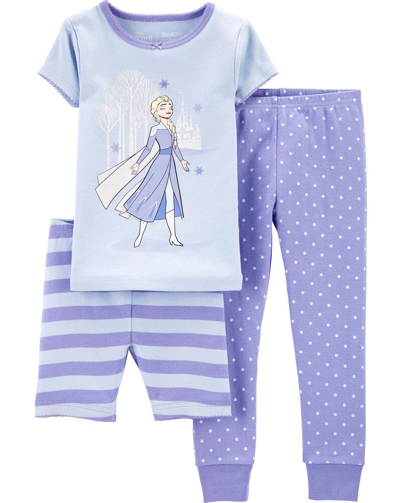 Frozen 3 Piece Cotton Pjs Carters Com