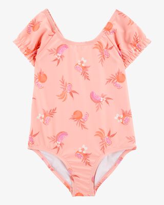 Product image 1 of Toddler 1-Piece Fruit Swimsuit - Coral