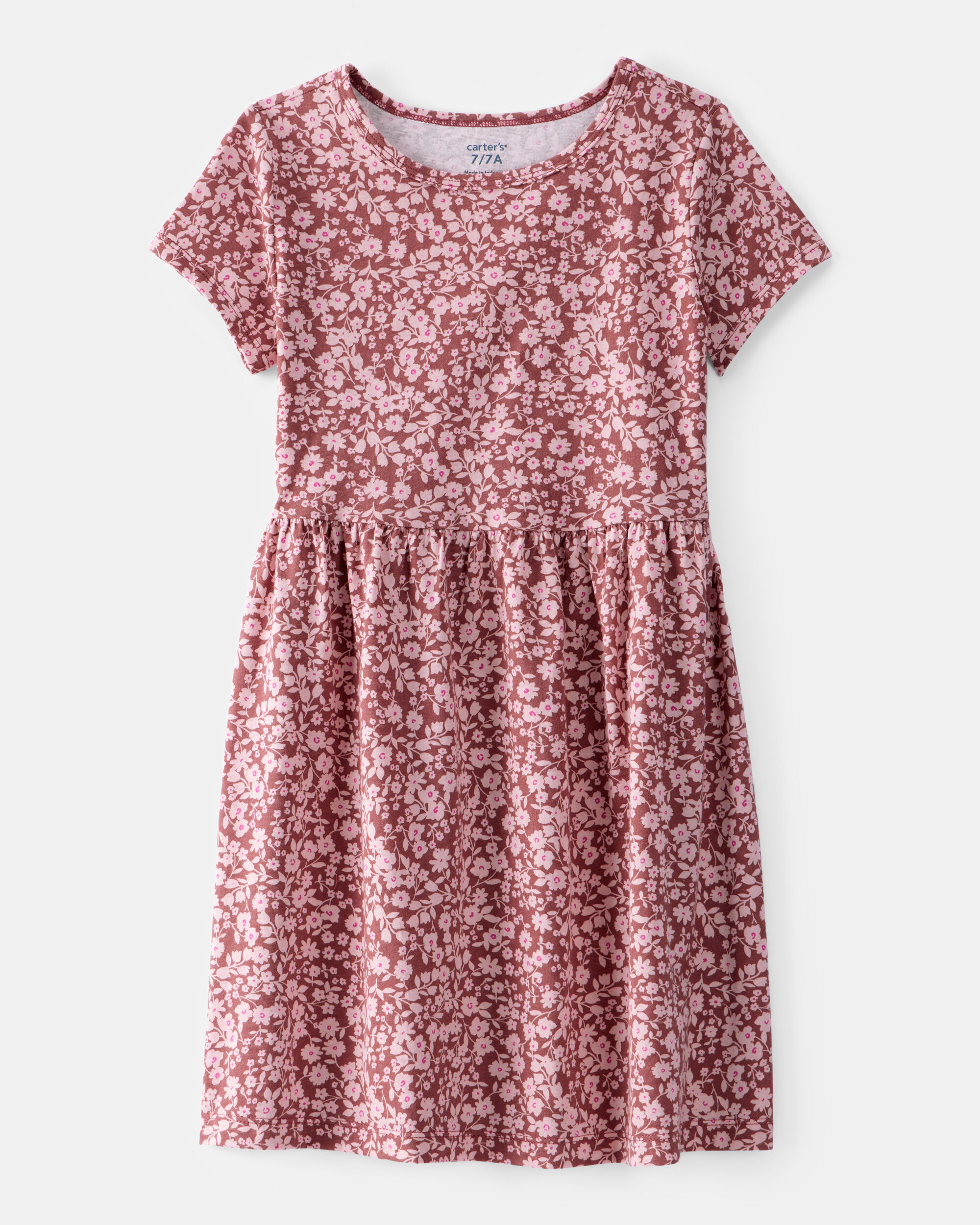 Kid Floral Smocked Short-Sleeve Jumpsuit - Carter's | Carter's