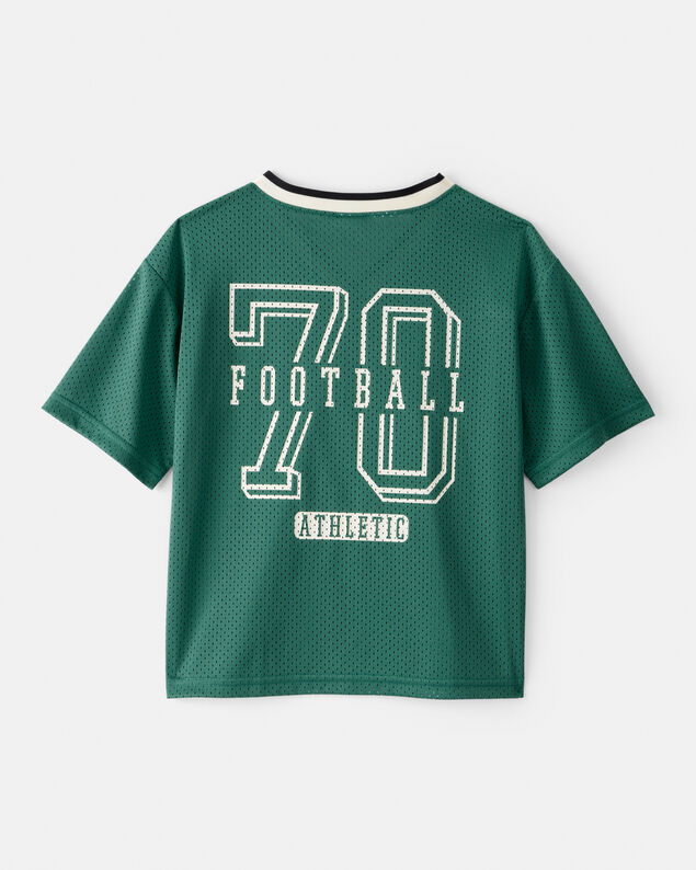Product image 2 of Boys Short-Sleeve Mesh Jersey - Green