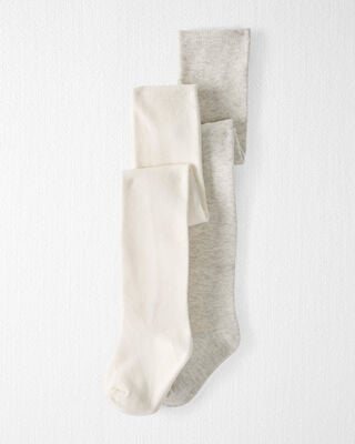 Product image 1 of Toddler 2-Pack Tights Made with Organic Cotton