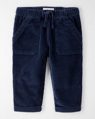Baby Organic Cotton Denim Cargo Pants