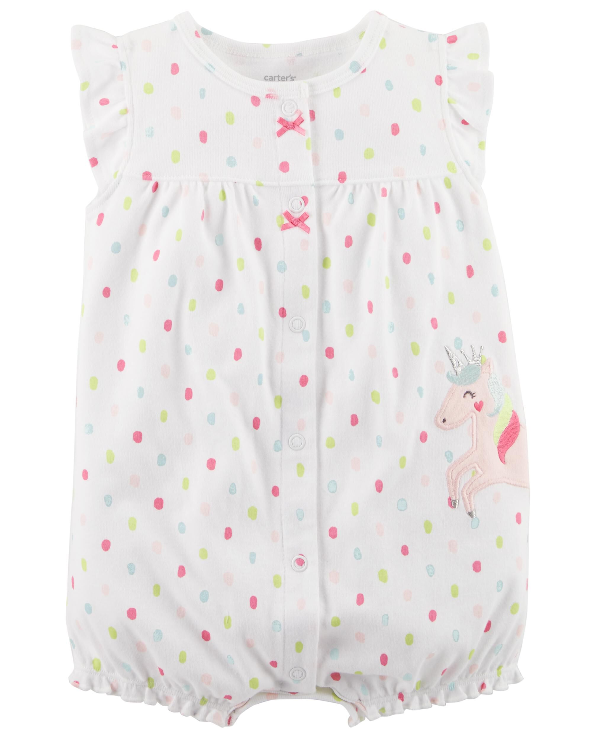 carters girls rompers