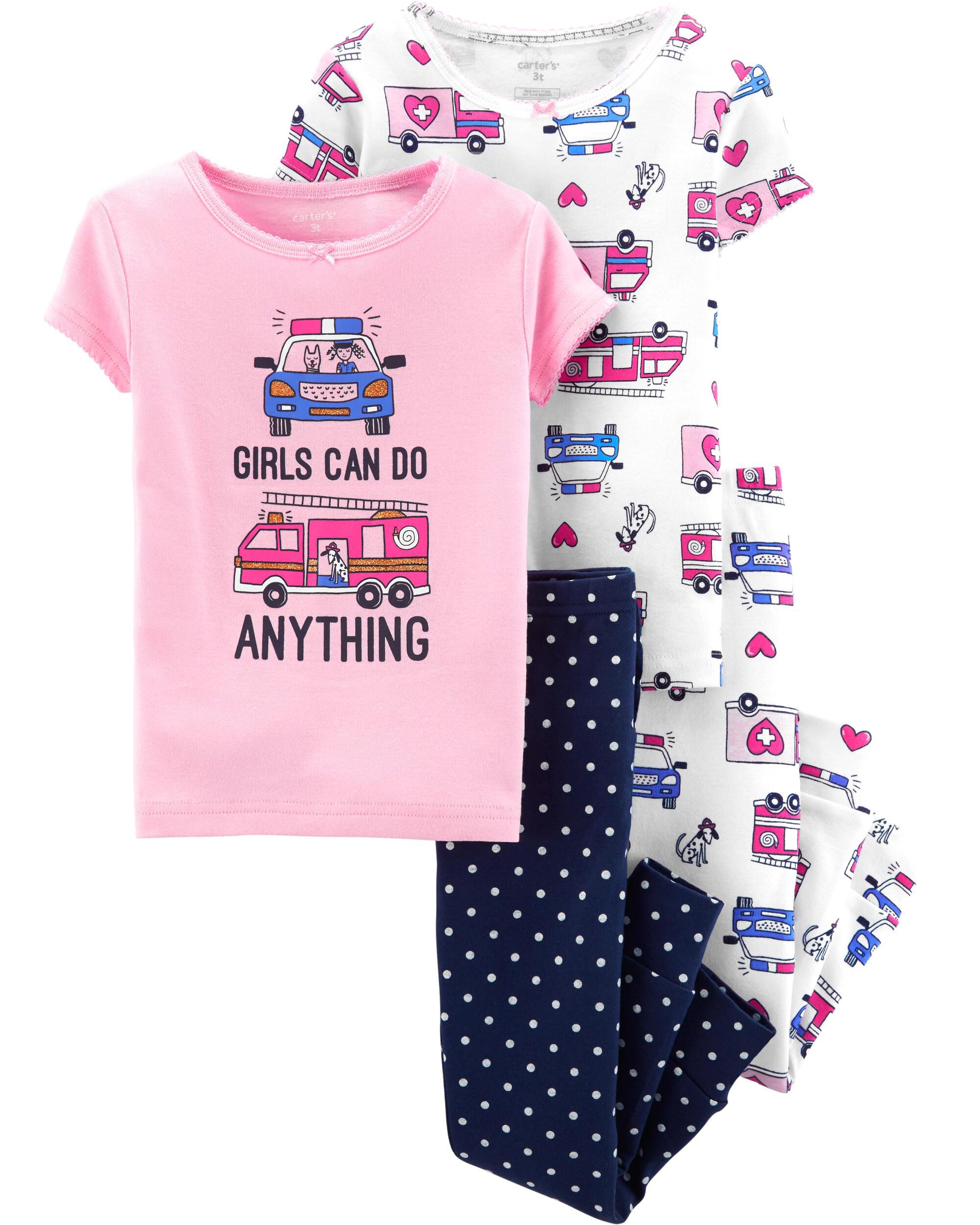 carters pajamas girl