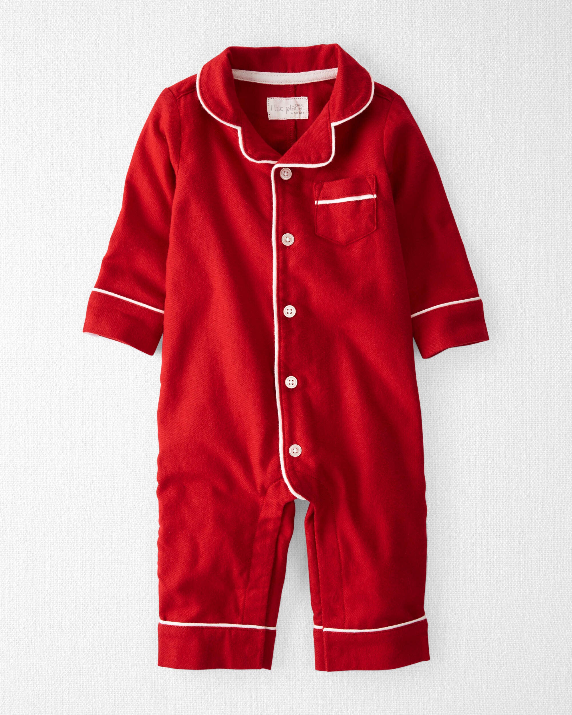 Baby Organic Cotton Coat Style Pajamas Little Planet Carter s