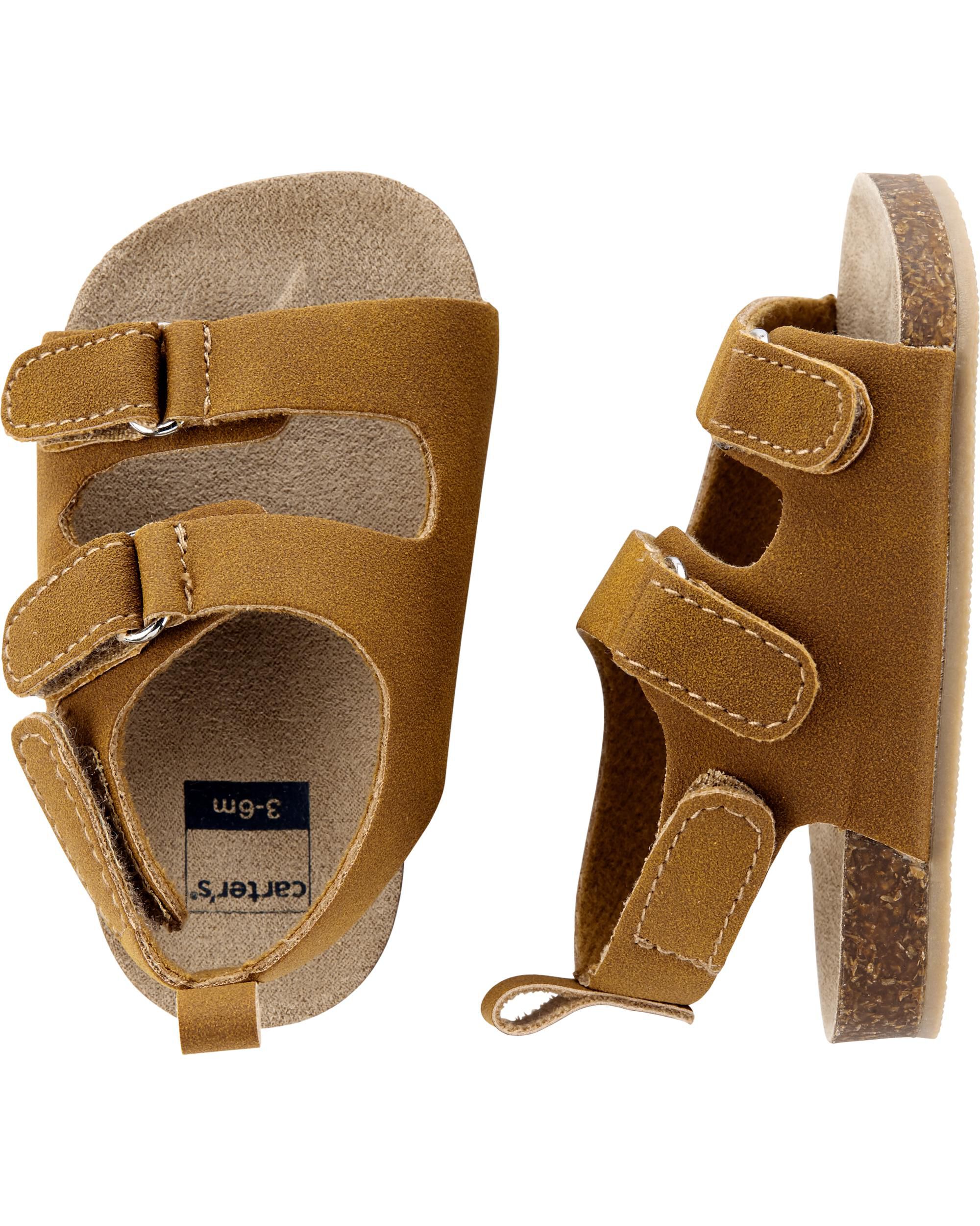 carter's buckle cork sandals