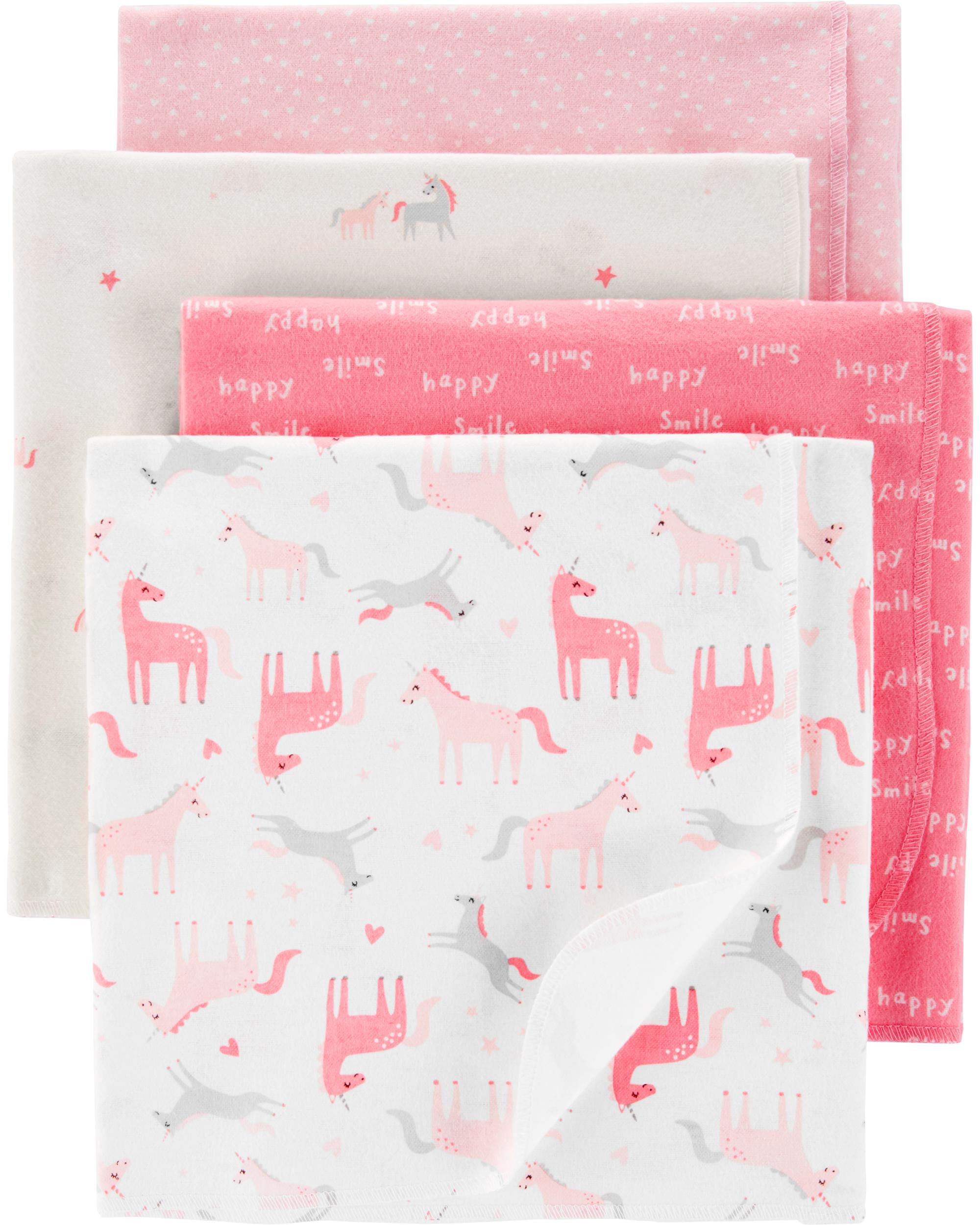 unicorn receiving blankets