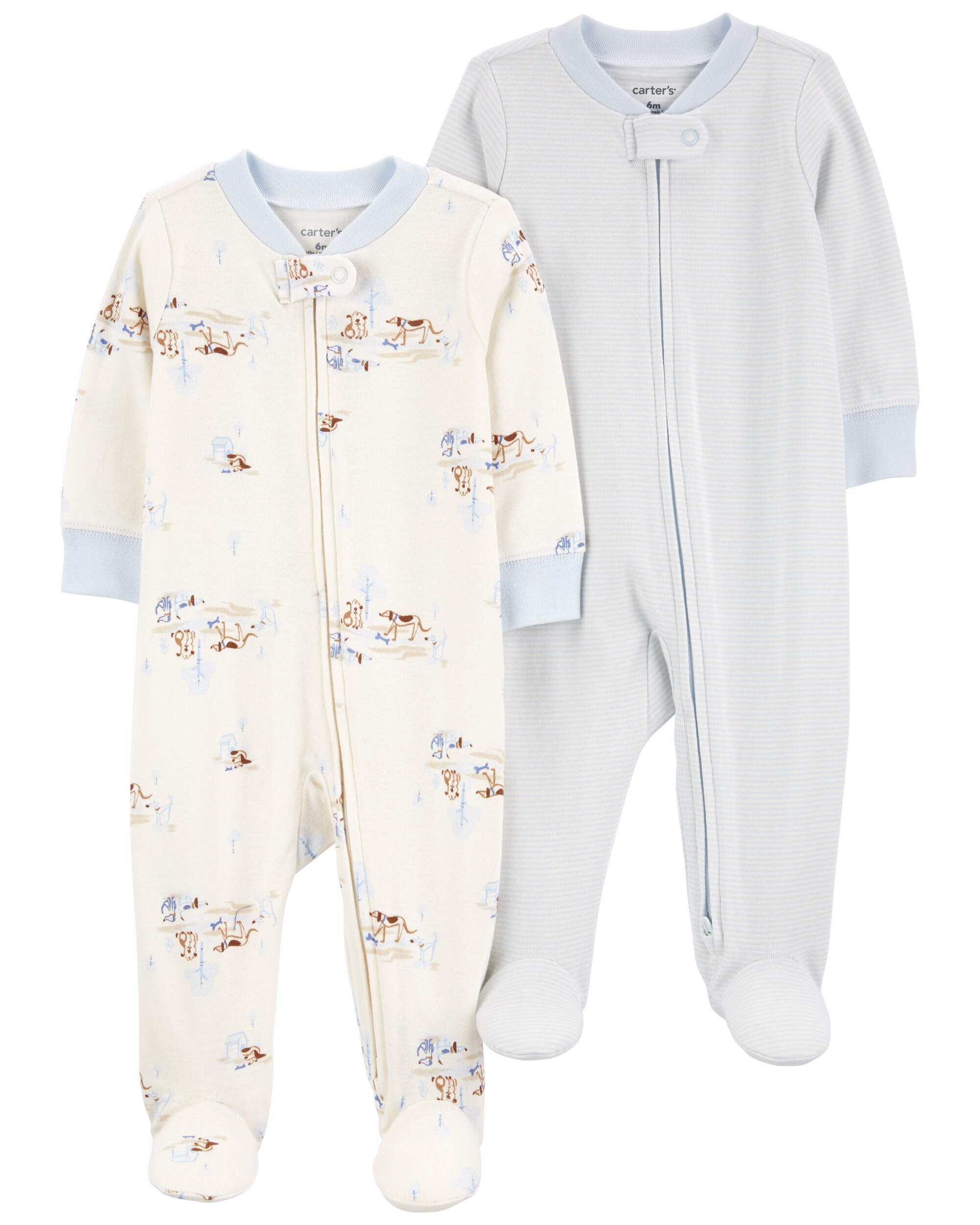Baby 2-Pack 2-Way Zip Sleep & Play Pajamas - Carter's | Carter's
