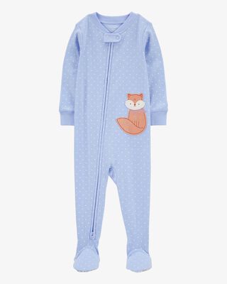 Product image 1 of Baby 1-Piece Fox 100% Snug Fit Cotton Footie Pajamas