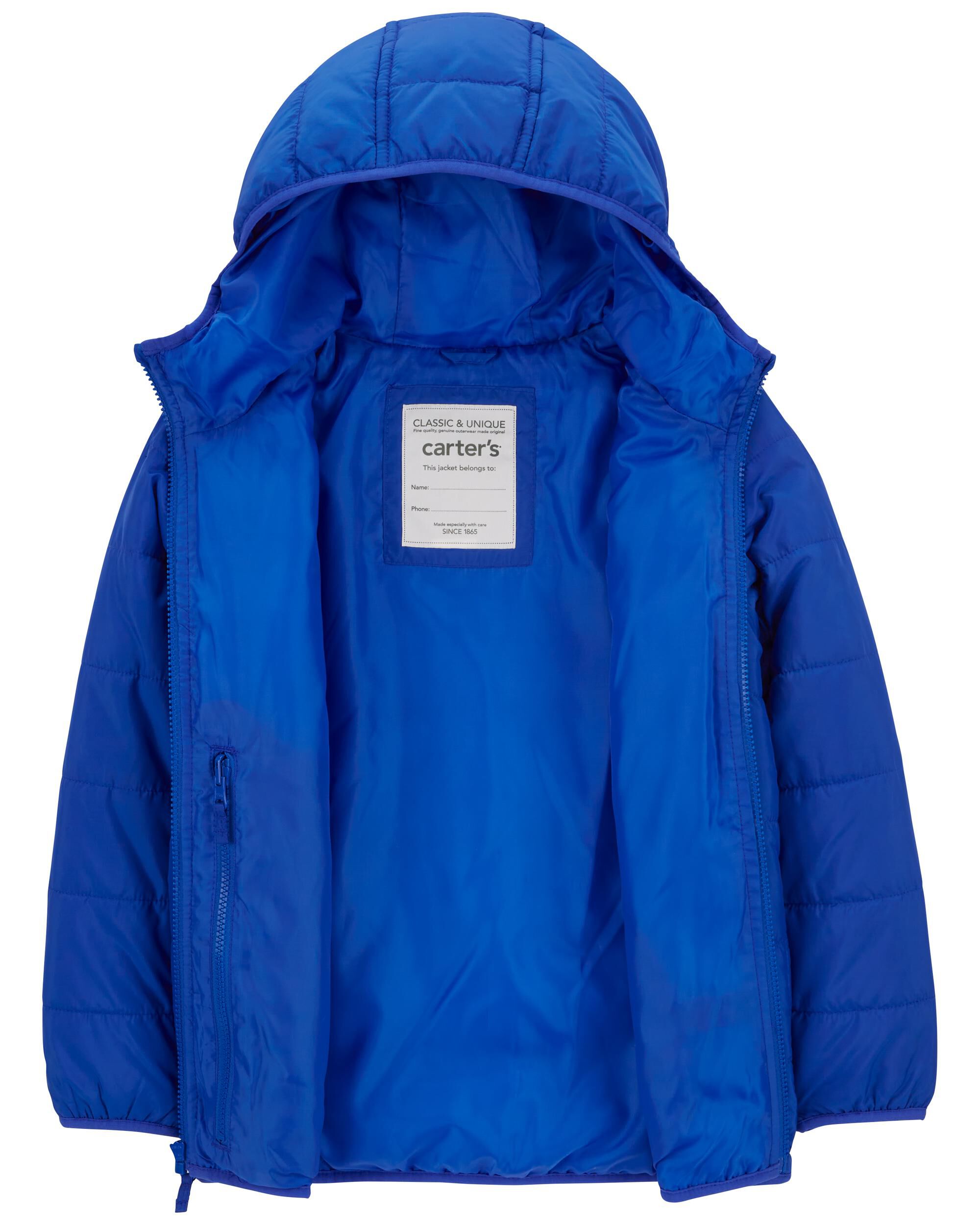 Kid Packable Pocket Puffer - Carter's | Carter's Kid Packable Pocket Puffer - Carter's | Carter's