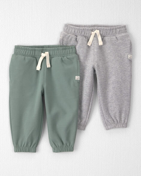 Baby 2-Pack Organic Cotton French Terry Joggers