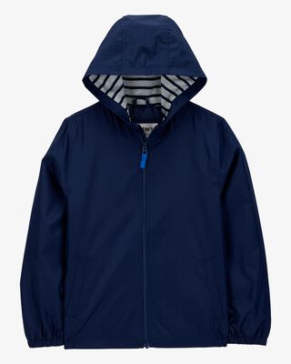 Product image 1 of Kid Solid Windbreaker Jacket - Navy
