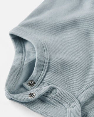 Product image 2 of Baby 3-Pack Organic Cotton Rib Bodysuits