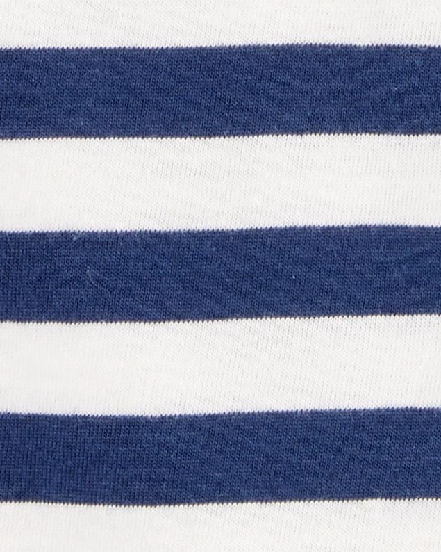 Product image 2 of Kid Striped Short-Sleeve Pocket Tee - Navy