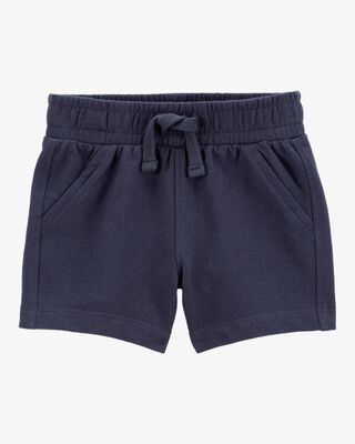 Product image 1 of Baby Pull-On French Terry Shorts - Navy