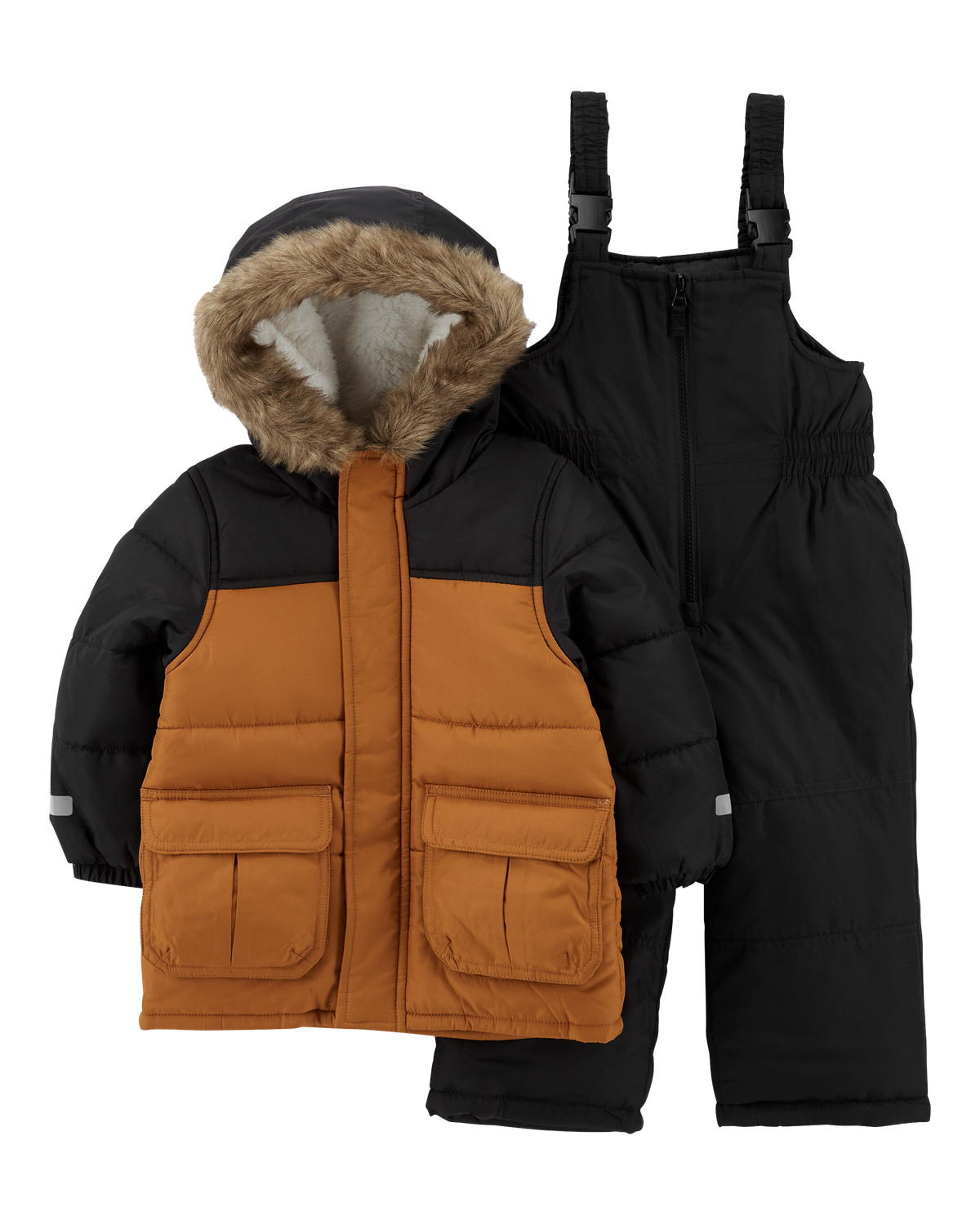 Fur hood snowsuit outlet