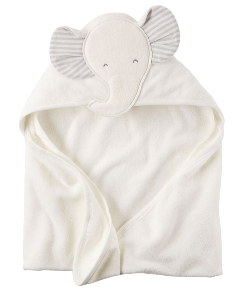 Null Ivory Elephant Hooded Towel Carters Com