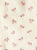 Baby Girl Organic Cotton Corduroy Overalls in Garden Bloom Print