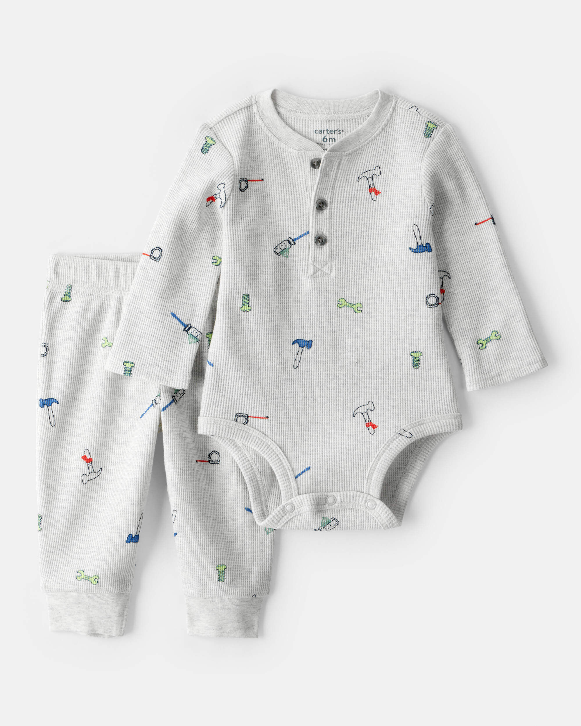 andmary Baby pants set up gray M