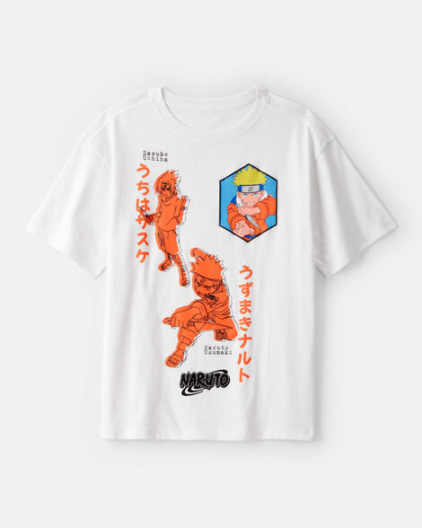 Kid Naruto Short-Sleeve Graphic Tee - White