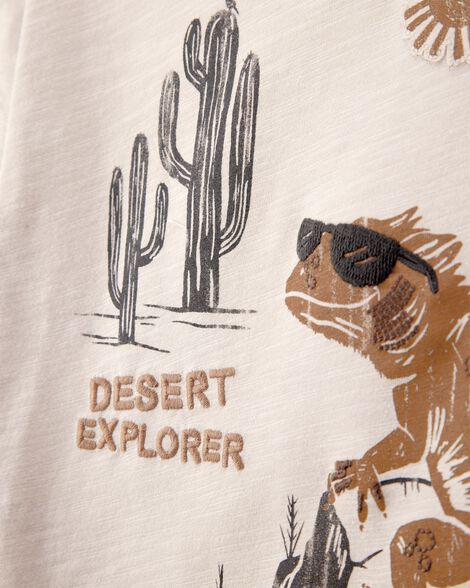 Product image 2 of Baby Desert Lizard Graphic Tee - Ivory