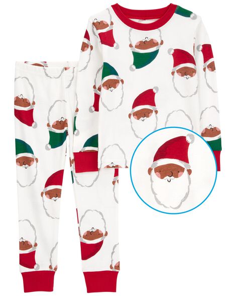 Product image 2 of Baby 2-Piece Santa 100% Snug Fit Cotton PJs