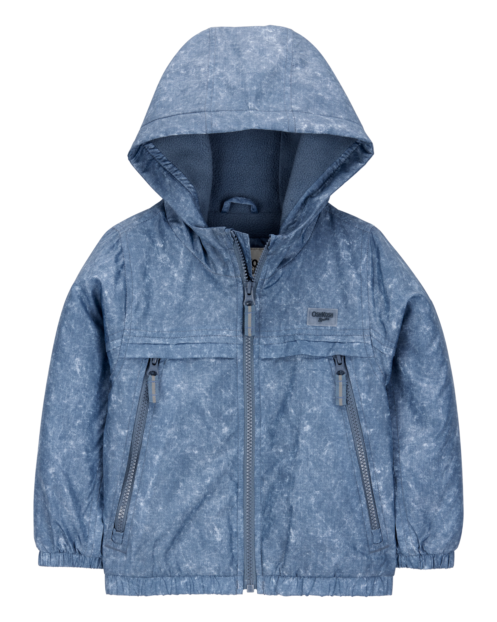 Toddler Boy Fleece-Lined Midweight Jacket - Blue