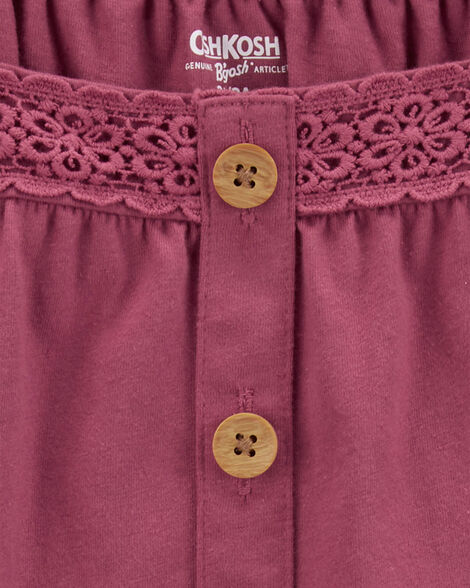 Product image 2 of Baby Crochet Flutter Button-Front Shirt