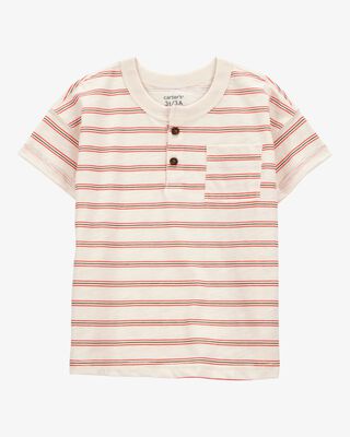 Product image 1 of Toddler Striped Slub Jersey Henley