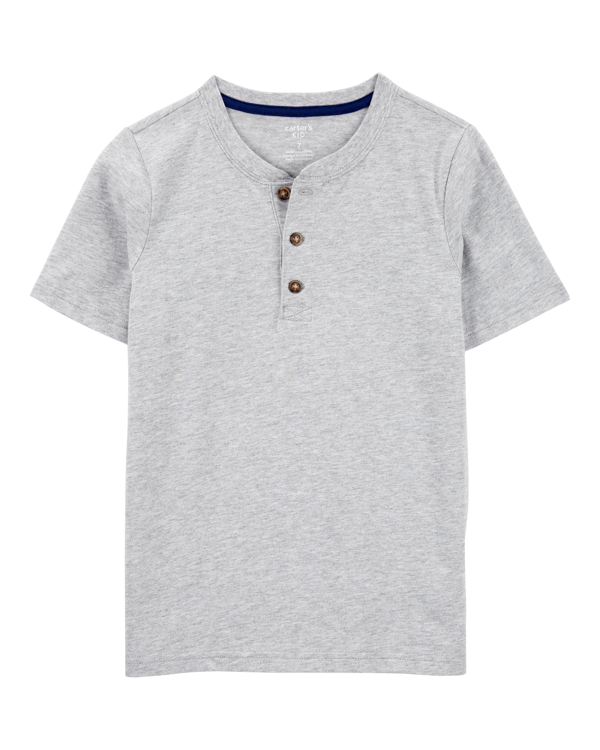 Kid Short-Sleeve Henley Tee