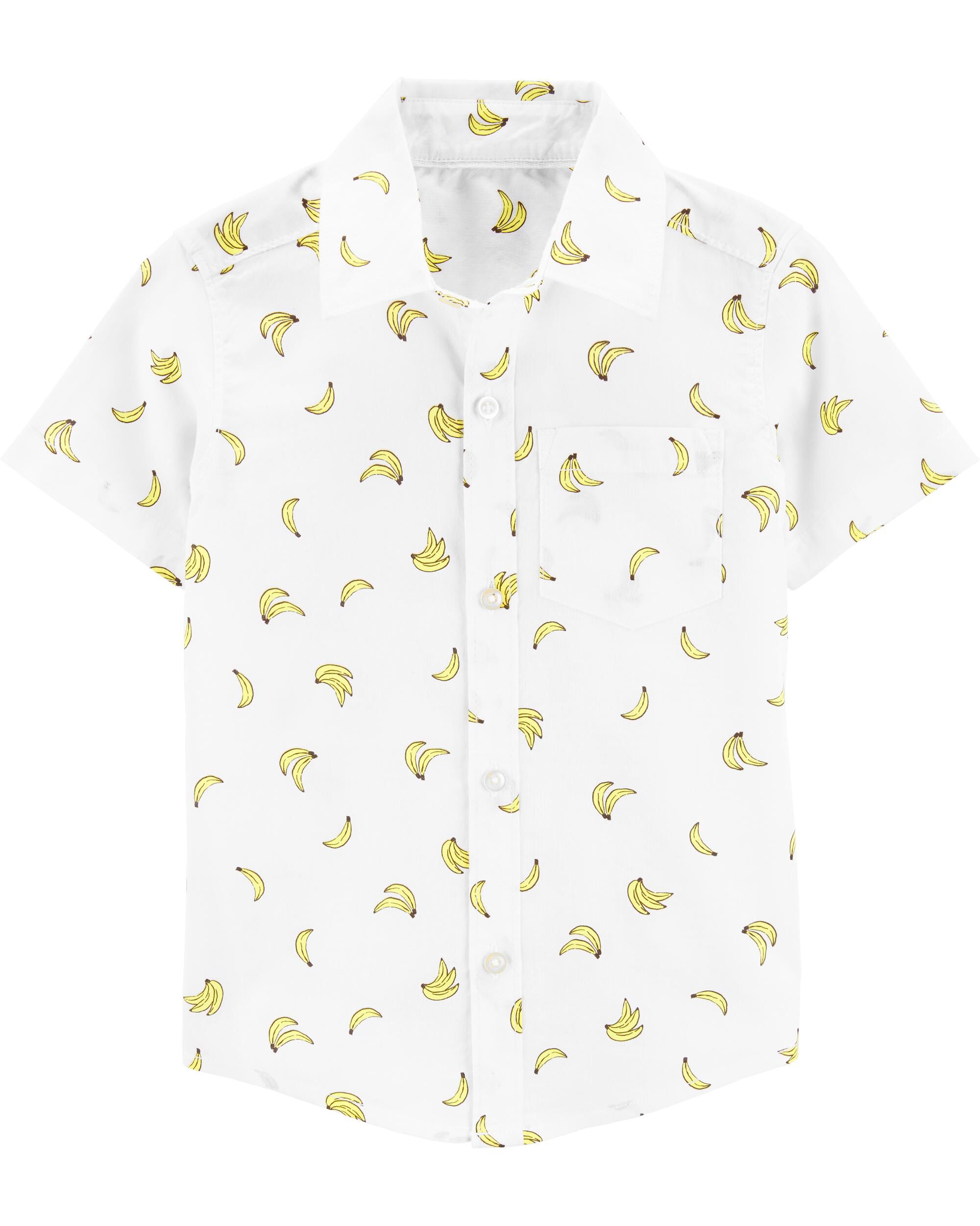 banana shirt button up