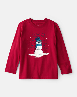 Toddler Boy Raccoon Long-Sleeve Graphic Tee - Green