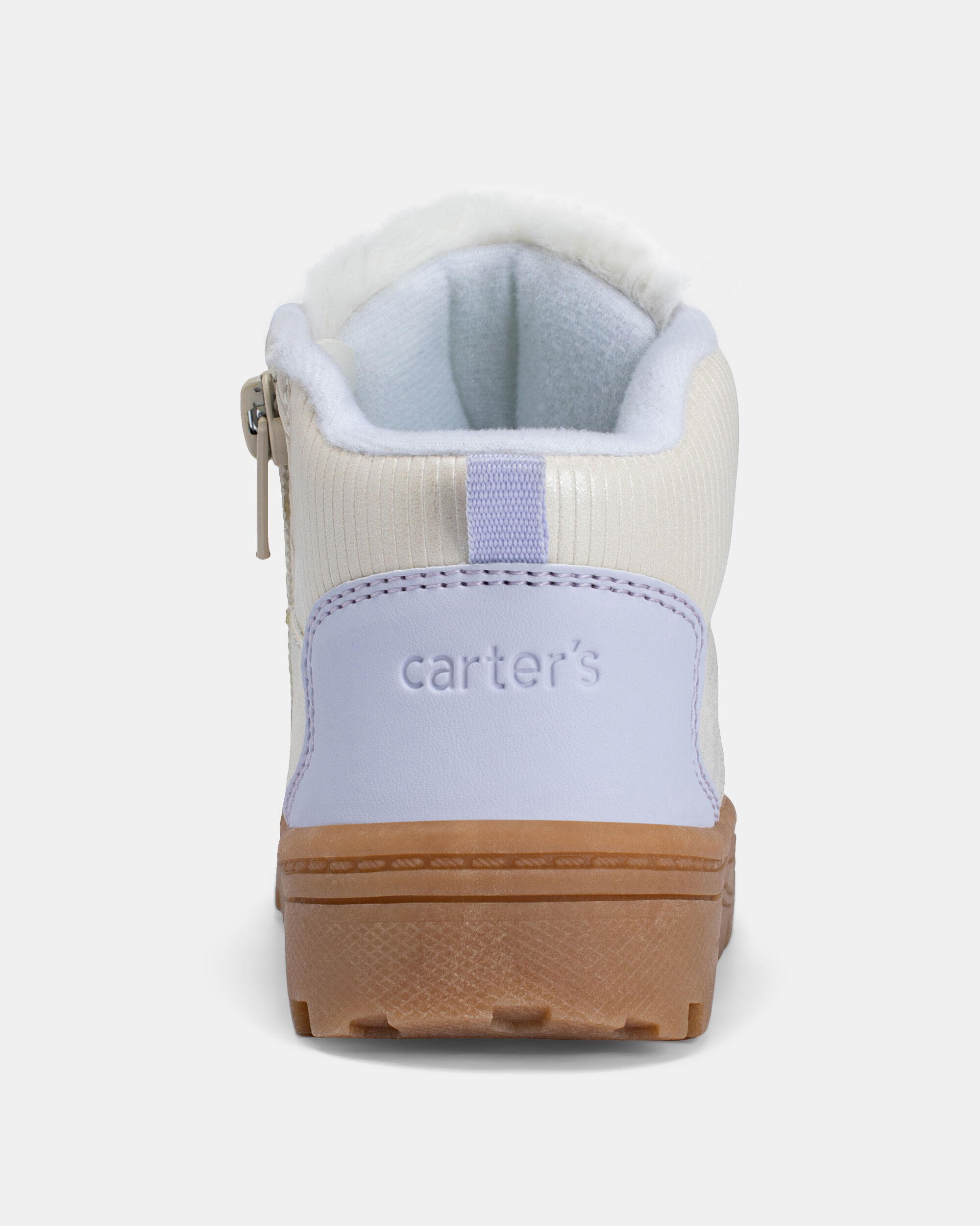 Toddler Girl Fashion Boots -Cream