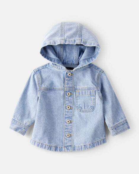 Baby Denim Fashion Jacket - Rain Wash