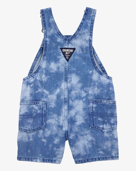 Product image 2 of Baby Flag Print Tie Dye Shortalls - Blue